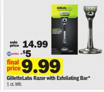 Meijer Gillettelabs razor with exfoliating bar offer