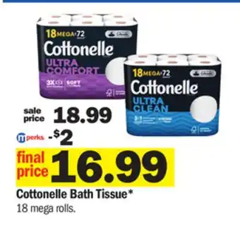 Meijer Cottonelle bath tissue offer
