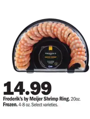 Meijer Frederik's by meijer shrimp ring offer
