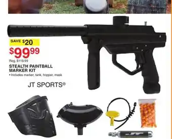Dunham's Sports Jt sports stealth paintball marker kit offer