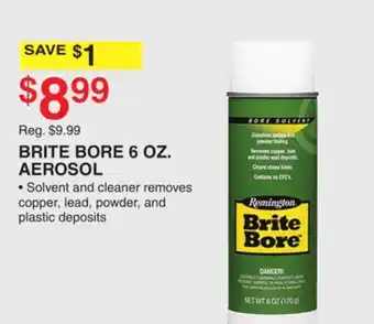 Dunham's Sports Brite bore 6 oz. aerosol offer