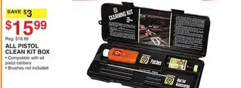 Dunham's Sports All pistol clean kit box offer