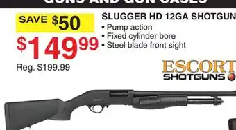 Dunham's Sports Escort shotguns slugger hd 12ga shotgun offer