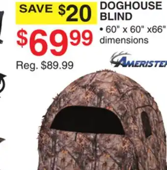 Dunham's Sports Doghouse blind offer