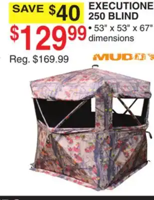 Dunham's Sports Muddy executioner 250 blind offer