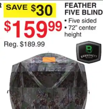 Dunham's Sports Feather five blind offer