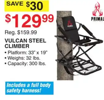 Dunham's Sports Primal vulcan steel climber offer