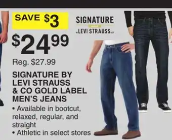 Dunham's Sports Signature by levi strauss & co gold label men's jeans offer