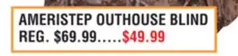 Dunham's Sports Ameristep outhouse blind offer