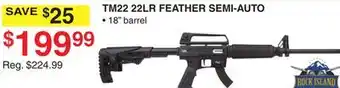 Dunham's Sports Rock island armory tm22 22lr feather semi-auto offer