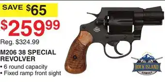 Dunham's Sports Rock island m206 38 special revolver offer