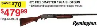 Dunham's Sports Remington 870 fieldmaster 12ga shotgun offer