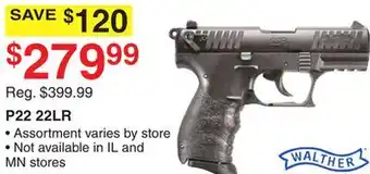 Dunham's Sports Walther p22 22lr offer