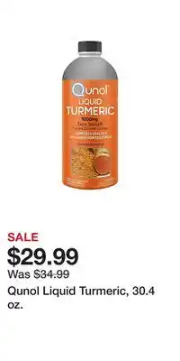 BJ’s Qunol liquid turmeric, 30.4 oz offer