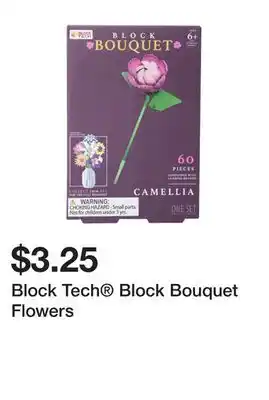 Five Below Block tech block bouquet flowers offer