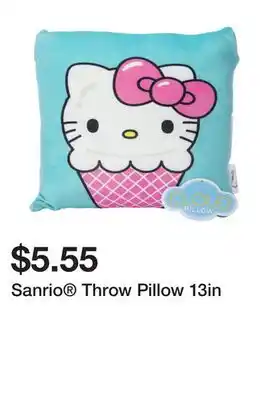 Five Below Sanrio throw pillow 13in offer