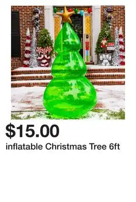 Five Below Inflatable christmas tree 6ft offer