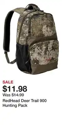 Cabela's Redhead deer trail 900 hunting pack offer