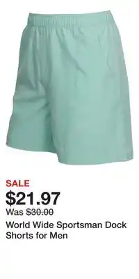 Cabela's World wide sportsman dock shorts for men offer