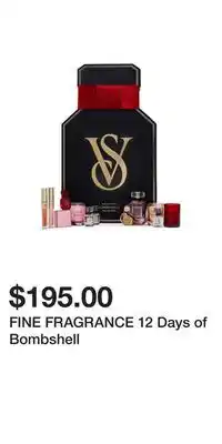 Victoria's Secret Fine fragrance 12 days of bombshell offer