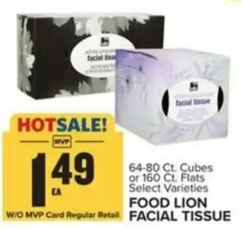 Food Lion FOOD LION FACIAL TISSUE offer