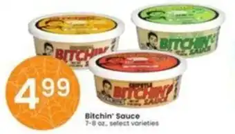 Albertsons Bitchin' Sauce 7-8 oz. select varieties offer