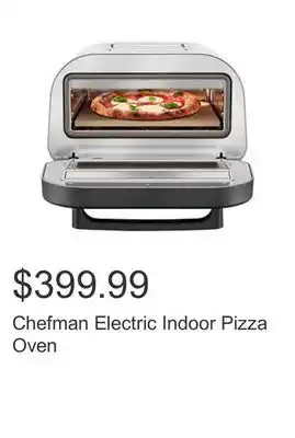 Costco Chefman electric indoor pizza oven offer
