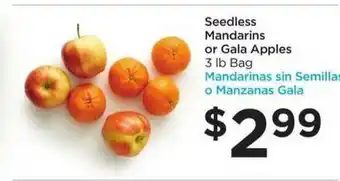 Food 4 Less Seedless Mandarins Or Gala Apples offer