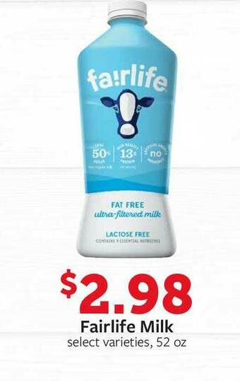 Fareway Fairlife Milk offer