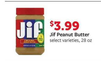 Fareway Jif Peanut Butter offer