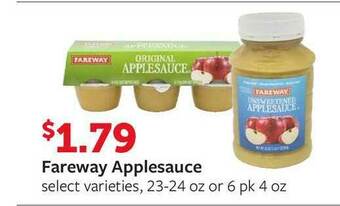 Fareway Fareway Applesauce offer