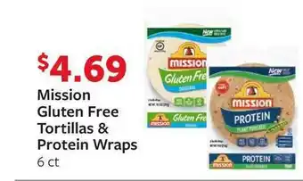 Fareway Mission Gluten Free Tortillas & Protein Wraps offer