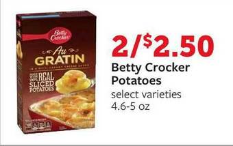 Fareway Betty Crocker Potatoes offer