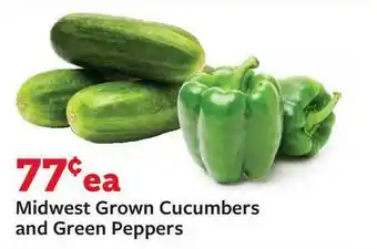 Fareway Midwest Grown Cucumbers And Green Peppers offer
