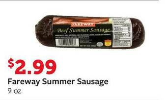 Fareway Fareway Summer Sausage offer