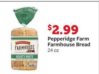 Fareway Pepperidge Farm Farmhouse Bread offer