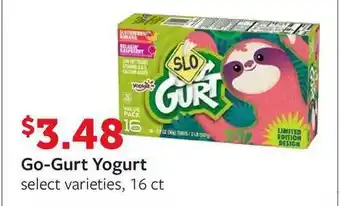 Fareway Go-gurt Yogurt offer