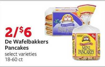 Fareway De Wafelbakkers Pancakes offer
