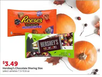 Fareway Hershey's Chocolate Sharing Size offer