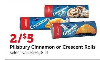 Fareway Pillsbury Cinnamon Or Crescent Rolls offer