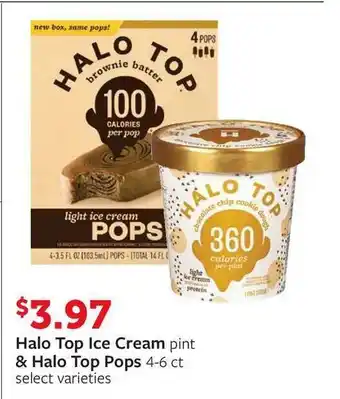 Fareway Halo Top Ice Cream & Halo Top Pops offer
