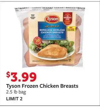 Fareway Tyson Frozen Chicken Breasts offer