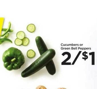 Food 4 Less Cucumbers Or Green Bell Peppers offer