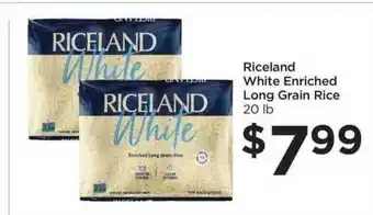 Food 4 Less Riceland White Enriched Long Grain Rice offer