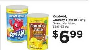 Food 4 Less Kool-aid, Country Time Or Tang offer