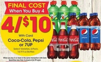 Kroger Coca-Cola, Pepsi Or 7up offer