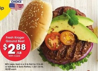 Kroger Fresh Kroger Ground Beef offer