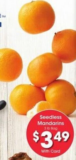 Kroger Seedless Mandarins offer