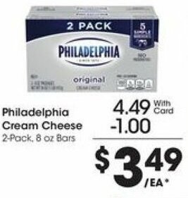 Kroger Philadelphia Cream Cheese offer