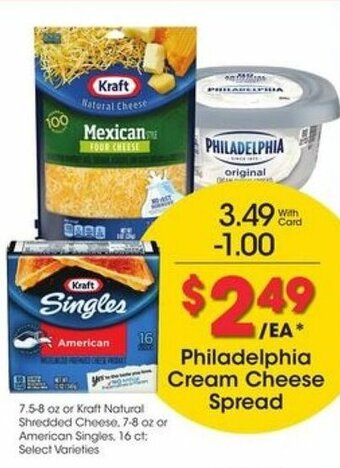 Kroger Philadelphia Cream Cheese Spread offer